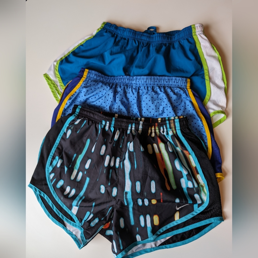 Nike | 3 pairs of Dry Fit Running Shorts | Small